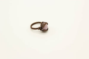 pink-fused-glass-copper-wire-wrapped-ring-size-6-nymph-in-the-woods-jewelry
