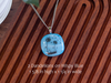 Fused Glass Pendants with Tree and Flower Silk Screen Decals (Multiple Options)