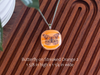 Fused Glass Pendants with Animal Themed Silk Screen Decals (Multiple Options)