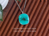 Fused Glass Pendants with Animal Themed Silk Screen Decals (Multiple Options)