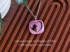 Fused Glass Pendants with Animal Themed Silk Screen Decals (Multiple Options)