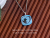 Fused Glass Pendants with Animal Themed Silk Screen Decals (Multiple Options)