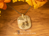 Fused Glass Pendants with Animal Themed Silk Screen Decals (Multiple Options)