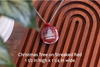 Fused Glass Pendants with Winter and Christmas Silk Screen Decals