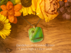 Fused Glass Pendants with Tree and Flower Silk Screen Decals (Multiple Options)