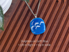Fused Glass Pendants with Animal Themed Silk Screen Decals (Multiple Options)