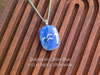 Fused Glass Pendants with Animal Themed Silk Screen Decals (Multiple Options)