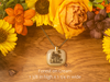 Fused Glass Pendants with Tree and Flower Silk Screen Decals (Multiple Options)
