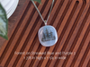 Fused Glass Pendants with Tree and Flower Silk Screen Decals (Multiple Options)