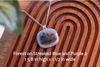 Fused Glass Pendants with Tree and Flower Silk Screen Decals (Multiple Options)
