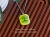 Fused Glass Pendants with Tree and Flower Silk Screen Decals (Multiple Options)