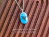 Fused Glass Pendants with Animal Themed Silk Screen Decals (Multiple Options)