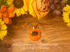 Fused Glass Pendants with Fall and Halloween Silk Screen Decals (Multiple Options)