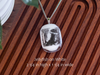 Fused Glass Pendants with Animal Themed Silk Screen Decals (Multiple Options)