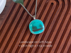Fused Glass Pendants with Tree and Flower Silk Screen Decals (Multiple Options)