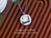 Fused Glass Pendants with Tree and Flower Silk Screen Decals (Multiple Options)