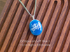 Fused Glass Pendants with Animal Themed Silk Screen Decals (Multiple Options)