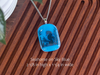 Fused Glass Pendants with Animal Themed Silk Screen Decals (Multiple Options)