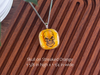 Fused Glass Pendants with Fall and Halloween Silk Screen Decals (Multiple Options)