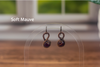 Copper Earrings with Fused Glass Accents (Multiple Options)