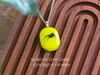 Fused Glass Pendants with Animal Themed Silk Screen Decals (Multiple Options)