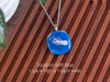 Fused Glass Pendants with Animal Themed Silk Screen Decals (Multiple Options)