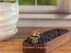Copper Adjustable Rings with Fused Glass Accents (Multiple Options)