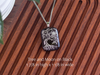 Fused Glass Pendants with Tree and Flower Silk Screen Decals (Multiple Options)