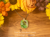 Fused Glass Pendants with Tree and Flower Silk Screen Decals (Multiple Options)
