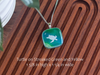Fused Glass Pendants with Animal Themed Silk Screen Decals (Multiple Options)
