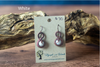 Copper Earrings with Fused Glass Accents (Multiple Options)