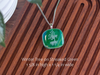 Fused Glass Pendants with Tree and Flower Silk Screen Decals (Multiple Options)
