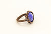 blue-streaked-fused-glass-copper-wire-wrapped-ring-nymph-in-the-woods-jewelry