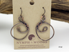Woven Copper Earrings