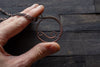 Circular Copper Wire Wrapped Pendant