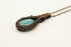 teal-fused-glass-double-sided-pendant-copper-wire-wrapping-nymph-in-the-woods-jewelry