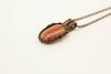 streaked-orange-fused-glass-pendant-copper-wire-wrapping-nymph-in-the-woods-jewelry