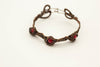 copper-wire-wrapped-bracelet-bright-red-fused-glass-accents-nymph-in-the-woods-jewelry