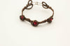 copper-wire-wrapped-bracelet-bright-red-fused-glass-accents-nymph-in-the-woods-jewelry