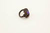 dichroic-blue-black-fused-glass-copper-wire-wrapped-ring-nymph-in-the-woods-jewelry