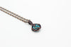 streaked-blue-fused-glass-mini-pendant-copper-wire-wrapping-nymph-in-the-woods-jewelry