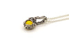 yellow-fused-glass-mini-pendant-sterling-silver-wire-wrapping-nymph-in-the-woods