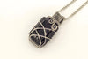 black-fused-glass-pendant-sterling-silver-wire-wrapping-nymph-in-the-woods-jewelry