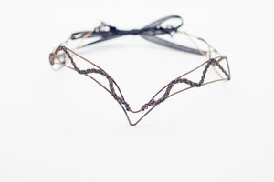 Copper wire wrapped circlet or headpiece