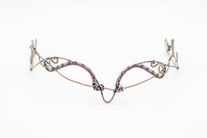 Copper wire wrapped circlet or headpiece