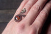 "Shades of Fall" Copper Adjustable Ring