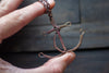 Copper Wire Wrapped Anchor Pendant