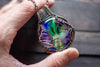 Leaves of Spring Copper Wire Wrapped Statement Pendant