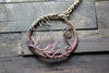 Lotus Flower Copper Circular Pendant