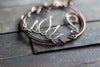 Lotus Flower Copper Circular Pendant